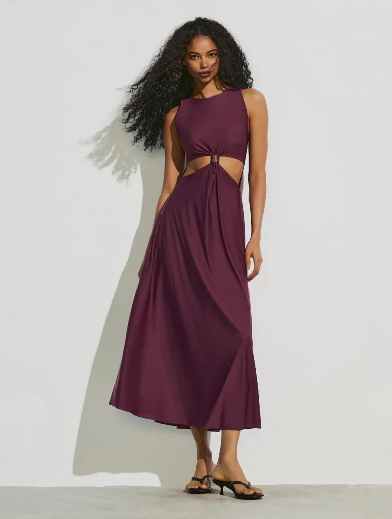 Vestido Midi Lisos Sienna REVA.CO