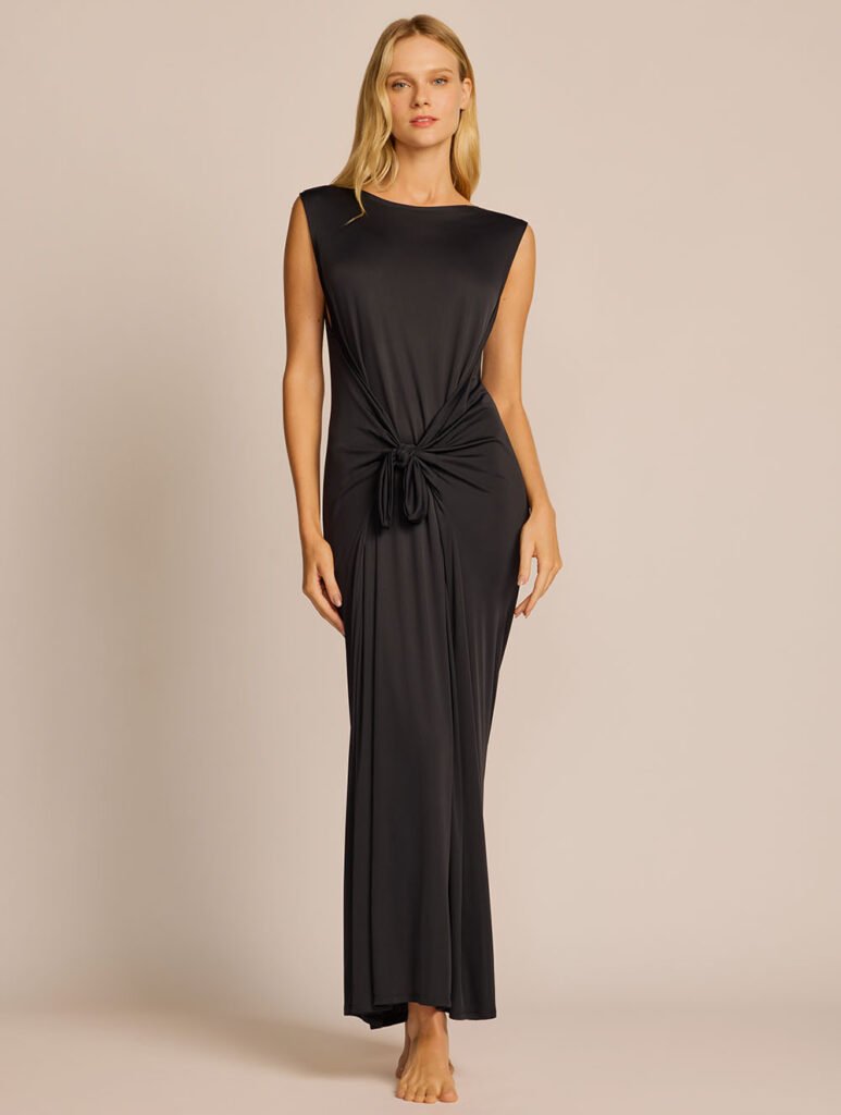 Vestido Longo Lisos Saídas REVA.CO